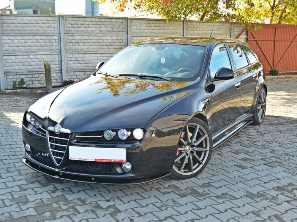 Maxton Design Front Splitter V.2 Alfa Romeo 159 - Carbon Look