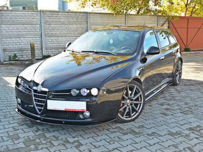 Maxton Design Front Splitter V.2 Alfa Romeo 159 - Carbon Look