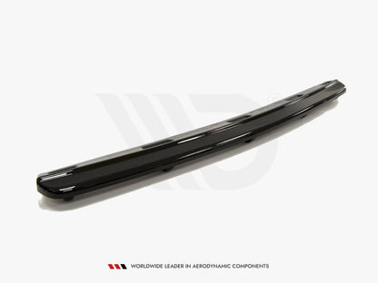 Maxton Design Central Rear Splitter (Vertical Bars) Alfa Romeo 159 - Gloss Black