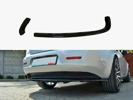 Maxton Design Central Rear Splitter Alfa Romeo 159 (Without Vertical Bars) - Textured