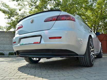 Maxton Design Central Rear Splitter Alfa Romeo 159 (Without Vertical Bars) - Textured