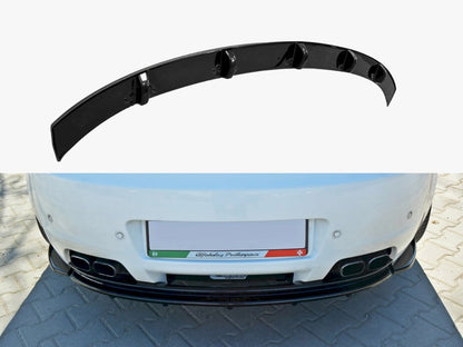 Maxton Design Central Rear Splitter (Vertical Bars) Alfa Romeo Brera - Textured
