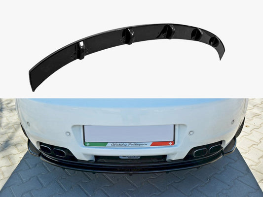 Maxton Design Central Rear Splitter (Vertical Bars) Alfa Romeo Brera - Textured