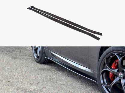 Maxton Design Side Skirts Diffusers Alfa Romeo Giulia Veloce (2015-2019)