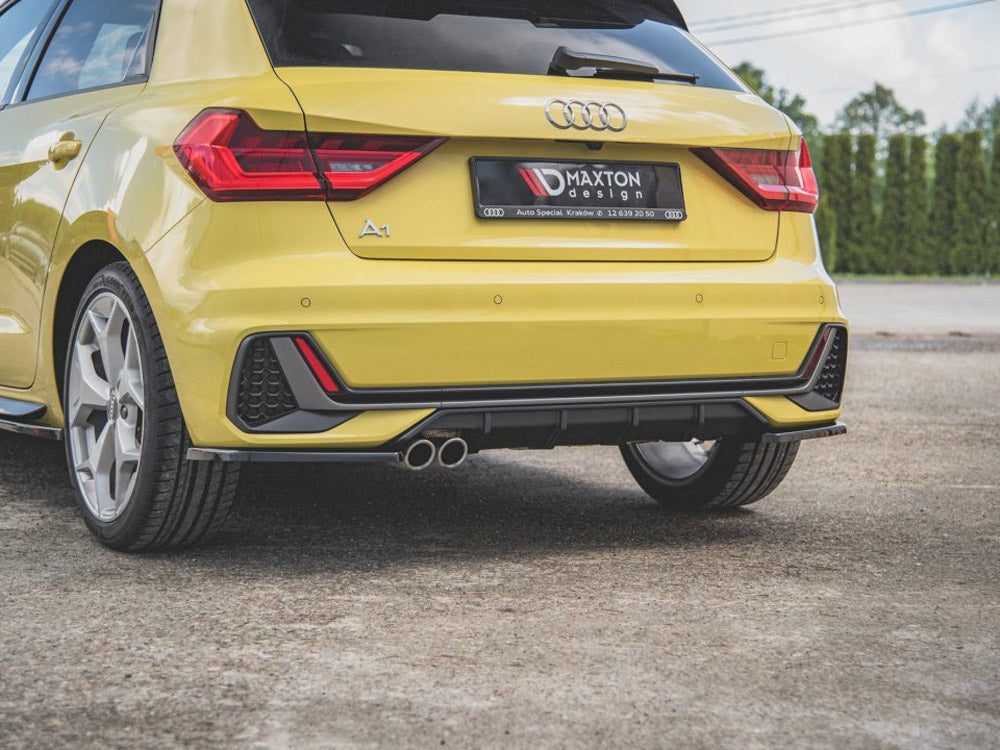 Maxton Design Rear Side Splitters Audi A1 S-line GB (2018-)