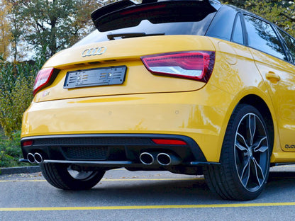 Maxton Design Rear Central Splitter Audi S1 Mk1 (2014-2018) - Textured