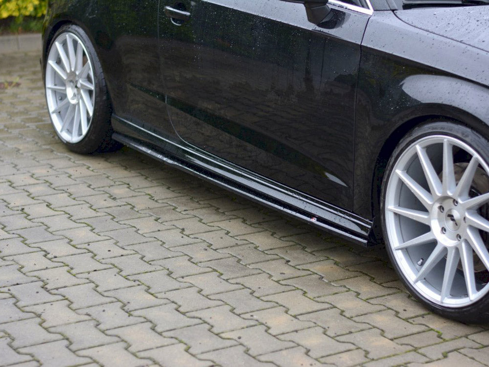 Maxton Design Side Skirts Diffusers Audi S3 / A3 S-line 8V / 8V FL Hatchback