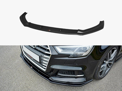 Maxton Design Front Splitter V.1 Audi S3 / A3 S-Line Hatchback / Sportback 8V Facelift