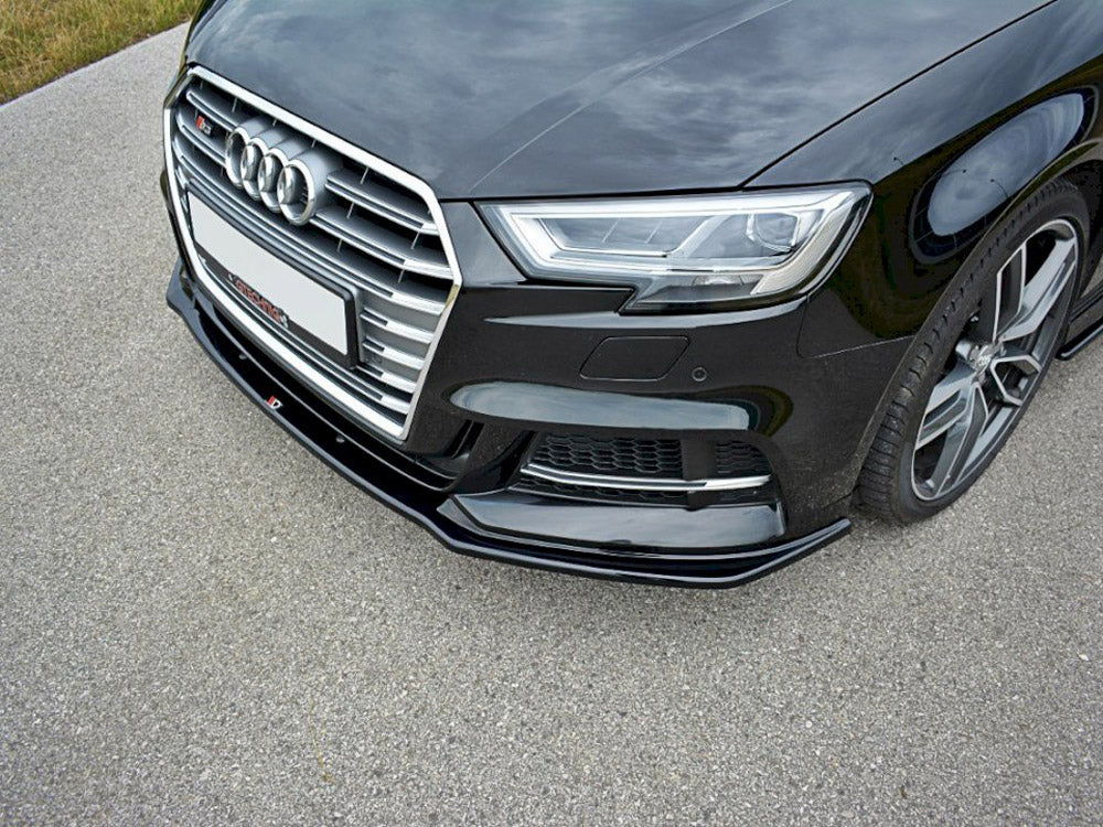 Maxton Design Front Splitter V.1 Audi S3 / A3 S-Line Hatchback / Sportback 8V Facelift