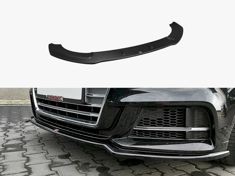 Maxton Design Front Splitter V.2 Audi S3 / A3 S-Line 8V FL Sedan