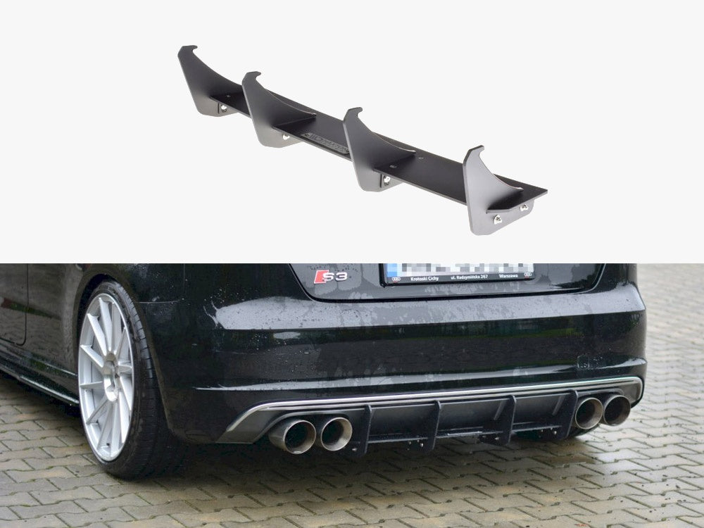 Maxton Design Rear Diffuser Audi S3 8V Hatchback / Sportback
