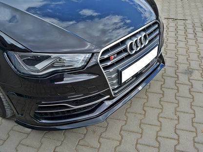 Maxton Design Front Splitter Audi S3 / A3 S-Line 8V Hatchback / Sportback