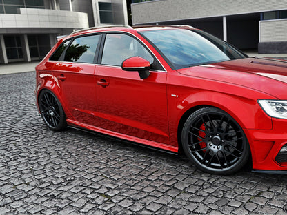 Maxton Design Side Skirts Diffusers Audi S3 / A3 S-Line 8V / 8V FL Sportback