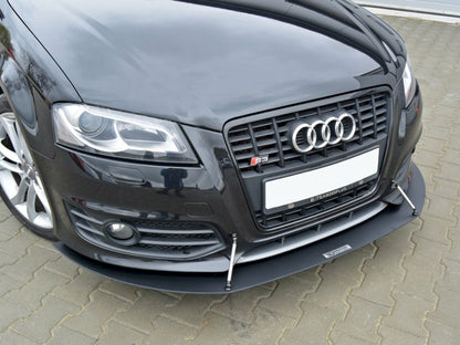 Maxton Design Front Racing Splitter Audi S3 8P (Facelift Model) 2009-2013