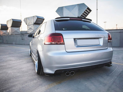 Maxton Design Rear Side Splitters Audi S3 8P / S3 8P FL - Carbon Look