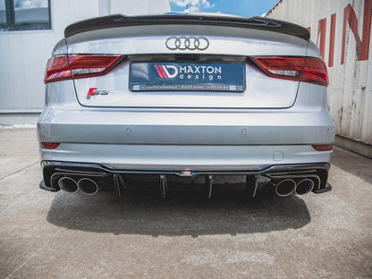 Maxton Design Rear Valance Audi S3 Sedan 8V Facelift (2016-2020)