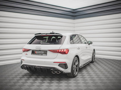 Maxton Design Rear Side Splitters V.2 Audi S3 / A3 S-Line Sportback 8Y