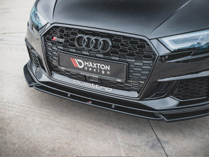 Maxton Design Front Splitter V.4 Audi RS3 8V Facelift (2017-)