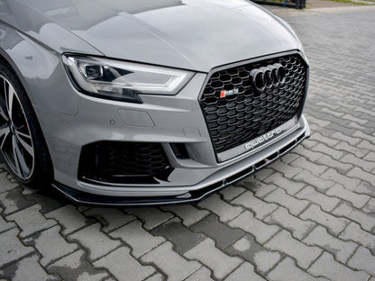 Maxton Design Front Splitter V.1 Audi RS3 8V Facelift Sedan