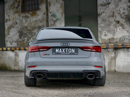 Maxton Design Rear Side Splitters Audi RS3 8V Facelift Sedan (2017-2020)