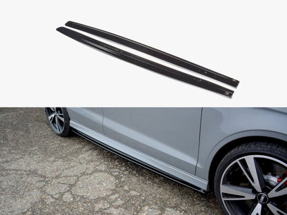Maxton Design Side Skirts Diffusers Audi RS3 8V Facelift Sedan (2017-20)