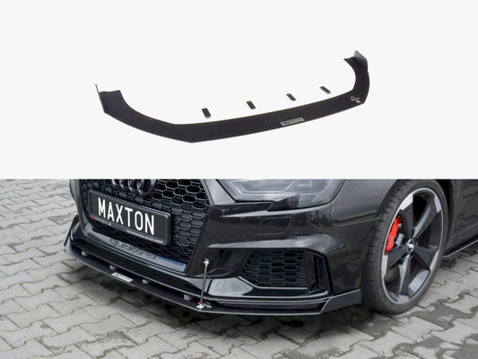 Maxton Design Front Racing Splitter V.2 Audi RS3 8V Facelift Sportback (2017-20)