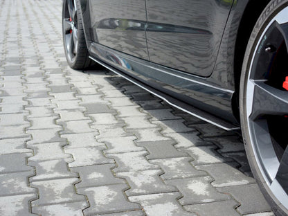 Maxton Design Racing Side Skirts Diffusers V.1 Audi RS3 8V Facelift Sportback (2017-20)