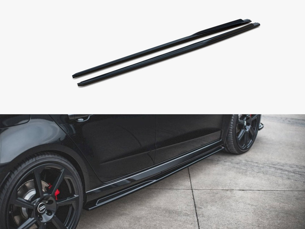Maxton Design Side Skirts Diffusers V.2 Audi RS3 8V Sportback Facelift (2017-UP)