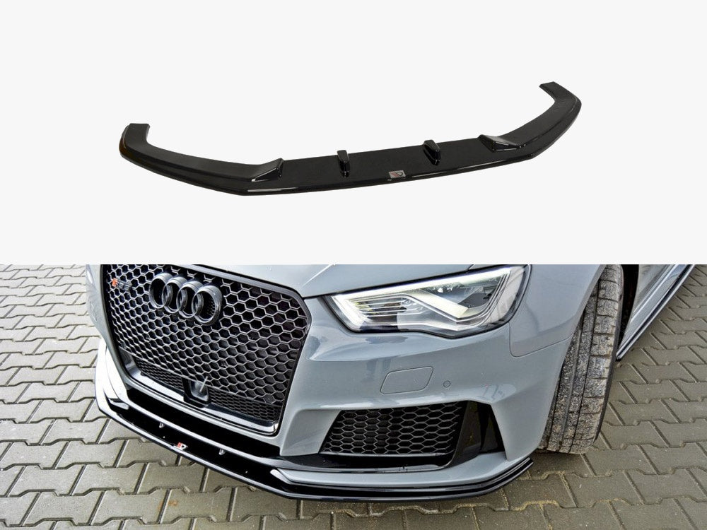 Maxton Design Front Splitter V.2 Audi RS3 8VA Sportback Pre-facelift (2015-2016)