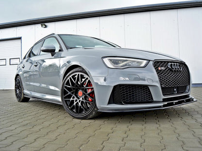 Maxton Design Front Splitter V.2 Audi RS3 8VA Sportback Pre-facelift (2015-2016)