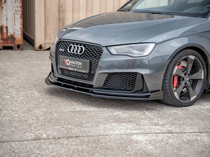 Maxton Design Front Splitter Flaps Audi RS3 8V Sportback