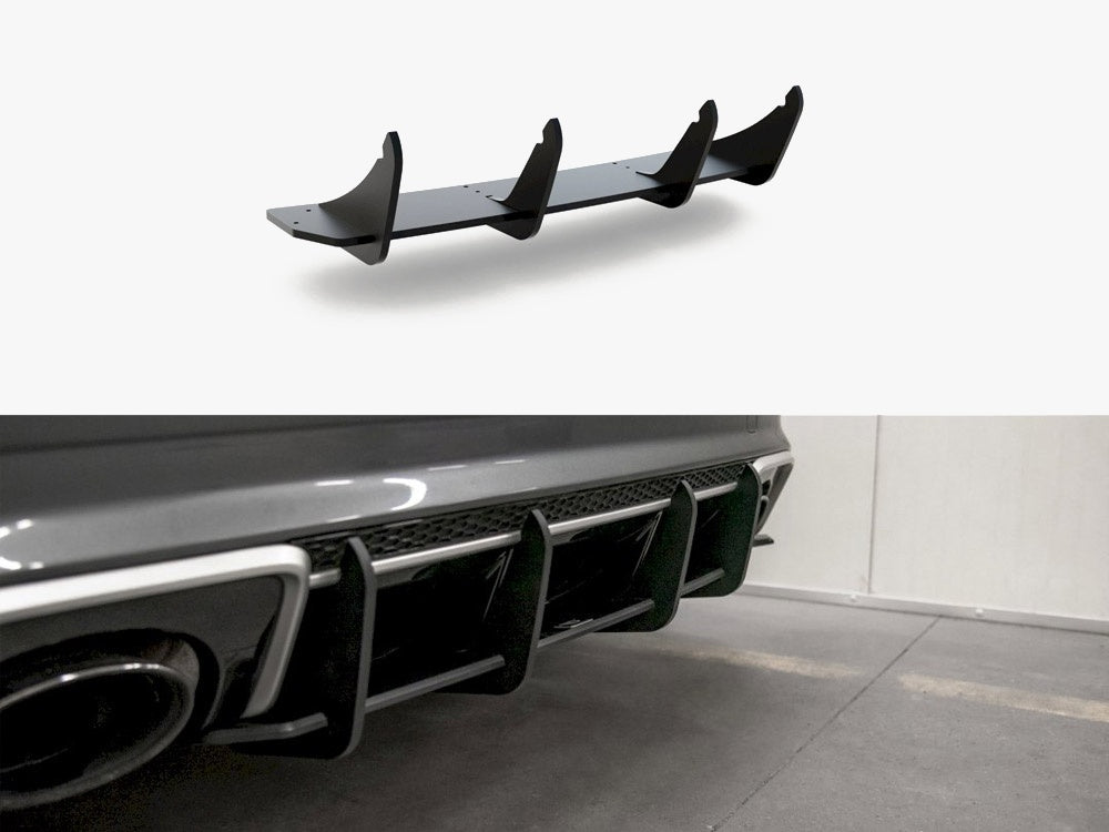 Maxton Design Street PRO Rear Diffuser V.1 Audi RS3 8V Sportback