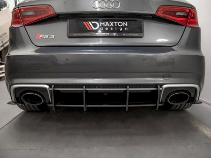 Maxton Design Street PRO Rear Diffuser V.1 Audi RS3 8V Sportback