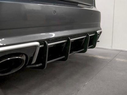 Maxton Design Street PRO Rear Diffuser V.1 Audi RS3 8V Sportback