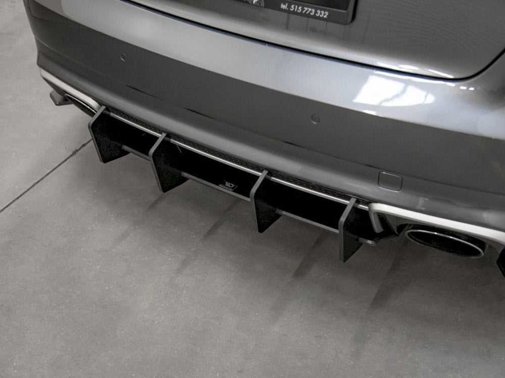 Maxton Design Street PRO Rear Diffuser V.2 Audi RS3 8V Sportback