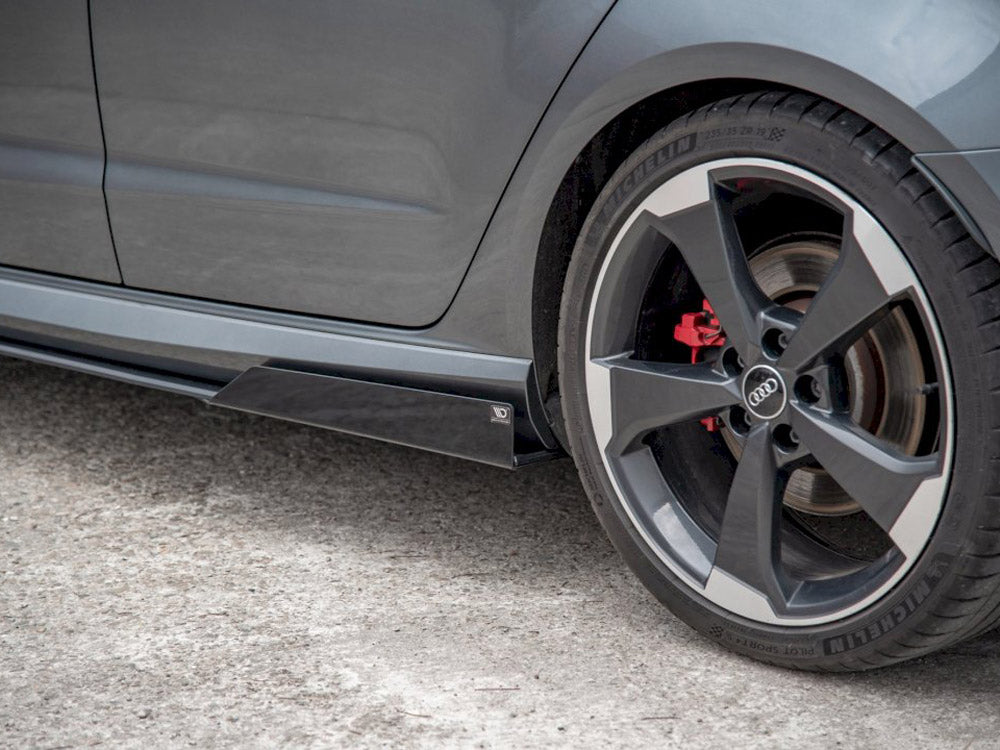 Maxton Design Side Skirt Flaps Audi RS3 8V Sportback
