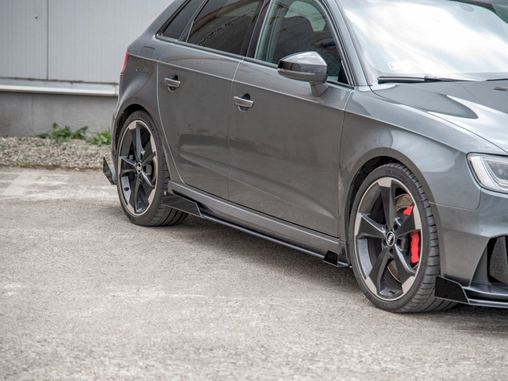 Maxton Design Side Skirt Flaps Audi RS3 8V Sportback
