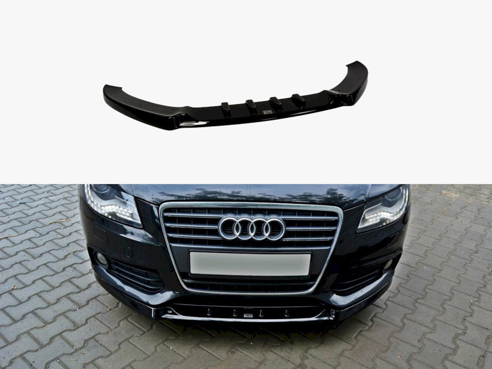 Maxton Design Front Splitter V.1 Audi A4 B8 - Carbon Look