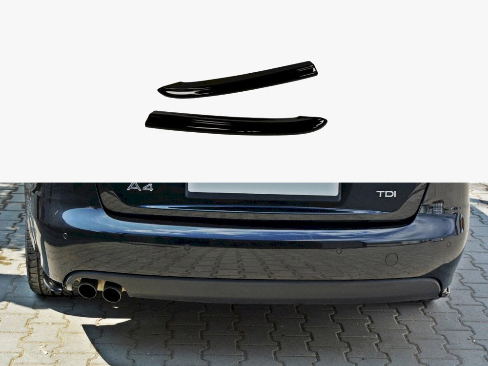 Maxton Design Rear Side Splitters Audi A4 B8 - Carbon Look