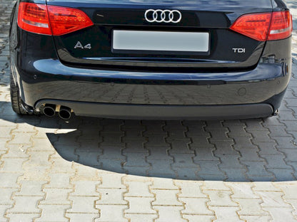 Maxton Design Rear Side Splitters Audi A4 B8 - Carbon Look