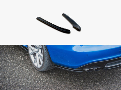 Maxton Design Rear Side Splitters Audi S4 / A4 S-Line B8 Sedan