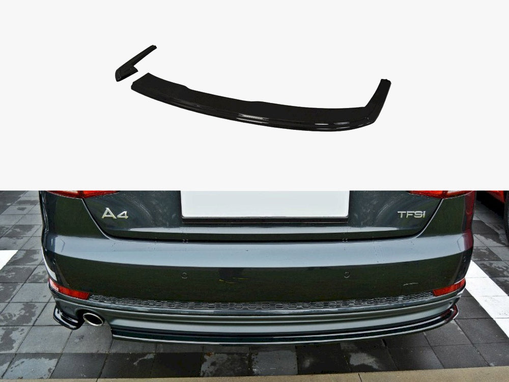 Maxton Design Rear Splitter Audi A4 B9 S-Line Sedan
