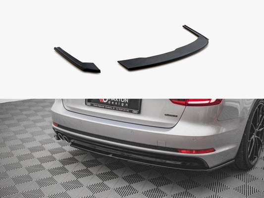 Maxton Design Rear Side Splitters V.2 Audi A4 S-Line B9