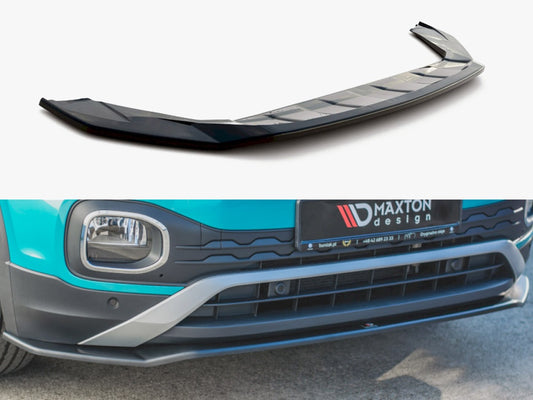 Maxton Design Front Splitter VW T Cross (2018-) - Textured