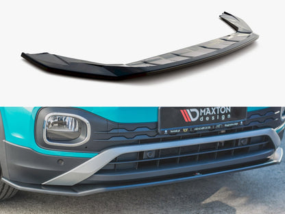 Maxton Design Front Splitter VW T Cross (2018-) - Carbon Look