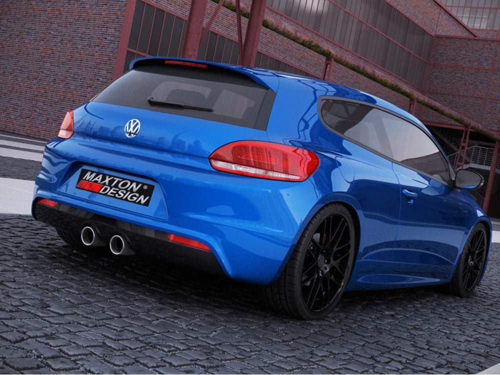 Maxton Design Rear Valance VW Scirocco III  R With 2 Exhaust Holes