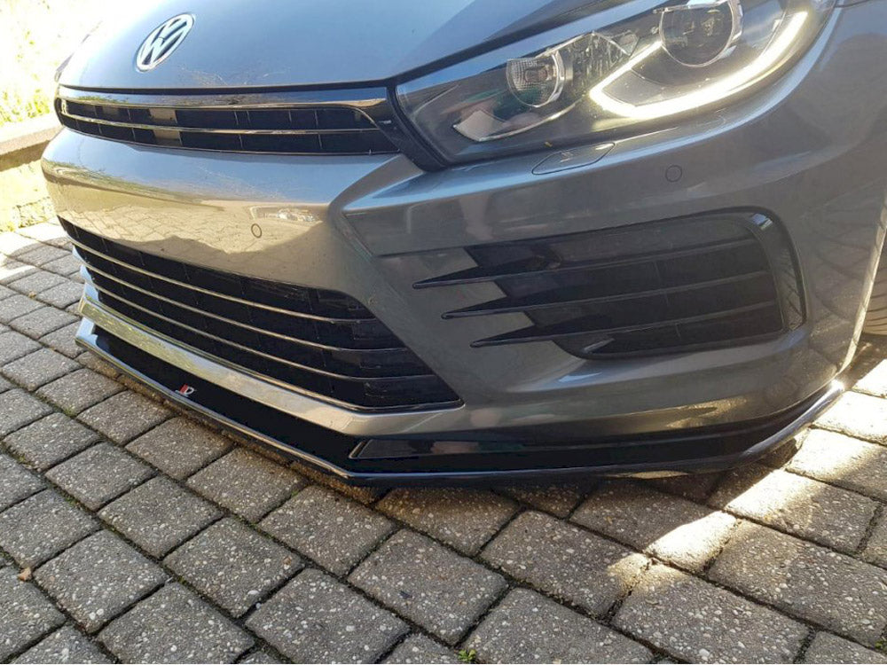 Maxton Design Front Splitter V.1 Volkswagen Scirocco Mk3 R Facelift (2014-2017)