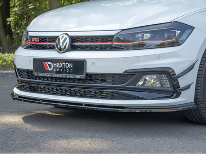Maxton Design Front Splitter V.1 Volkswagen Polo GTI / R-Line Mk6