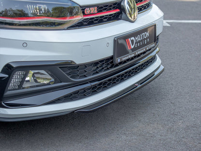 Maxton Design Front Splitter V.4 Volkswagen Polo GTI / R-Line Mk6