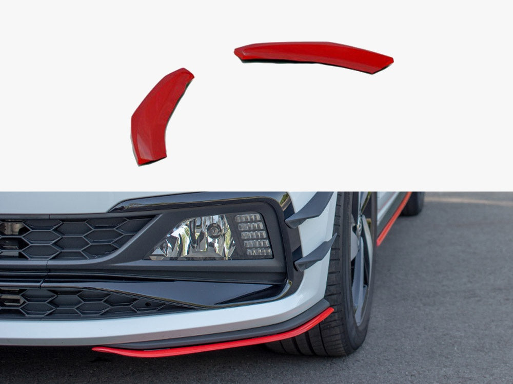 Maxton Design Front Splitter V.5 VW Polo Mk6 GTI